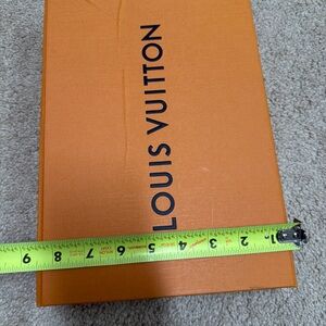 Louis Vuitton Orange Box with Cream Dust Bag